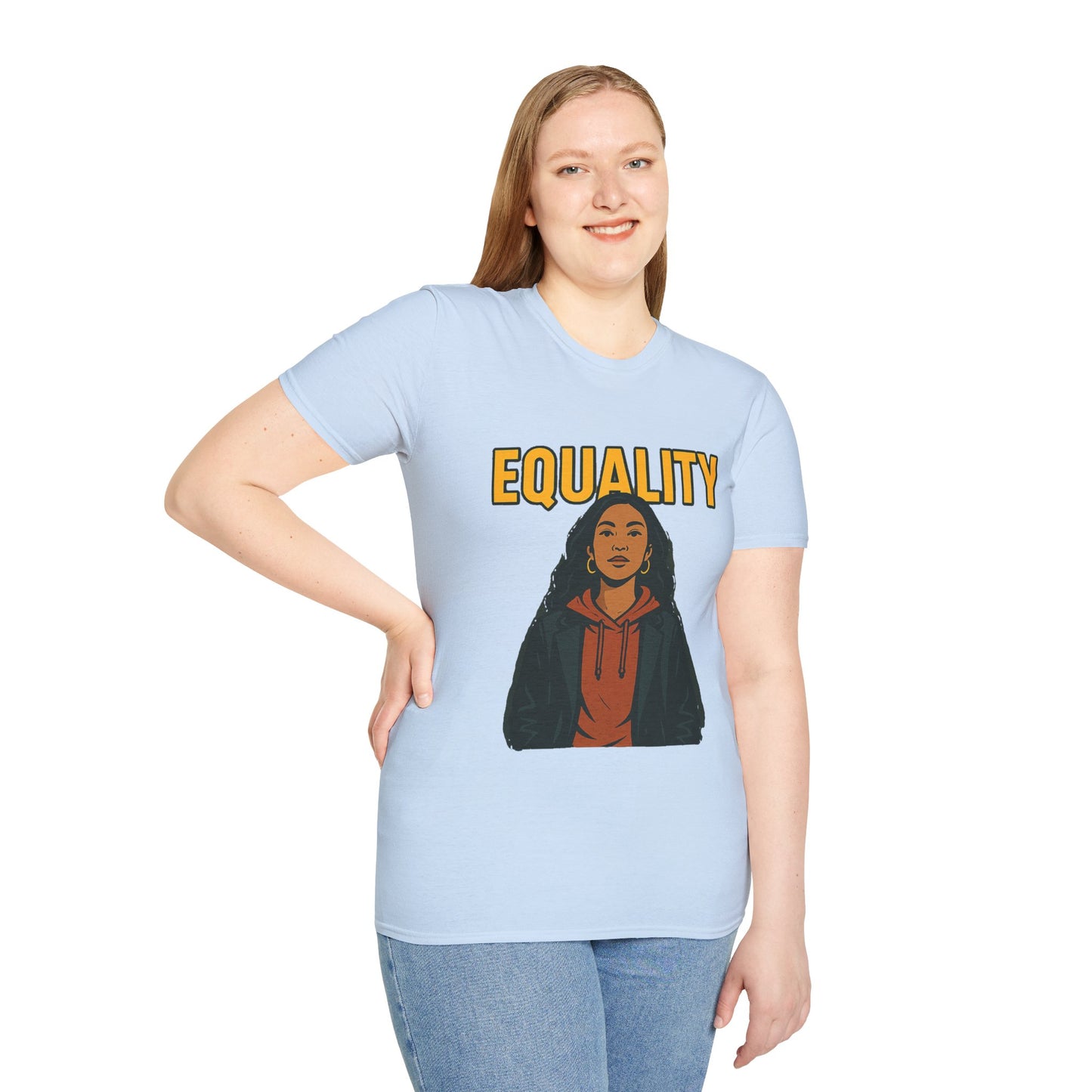 Equality Graphic T-Shirt for Activists, Unisex Tee, Motivational Shirt, Gift for Social Justice, Comfortable Wear for Every Day