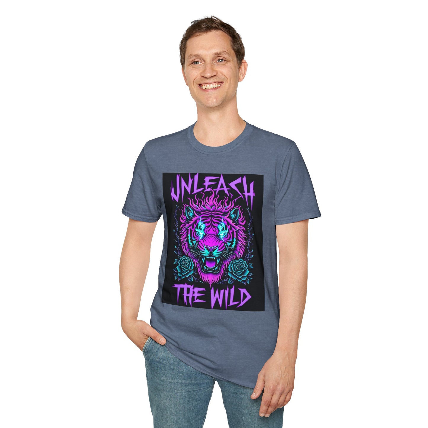 Unleash the Wild Graphic Tee | Cool Graphic Shirt, Unisex T-Shirt, Animal Lover Gift, Nature-Inspired Fashion, Festival Wear
