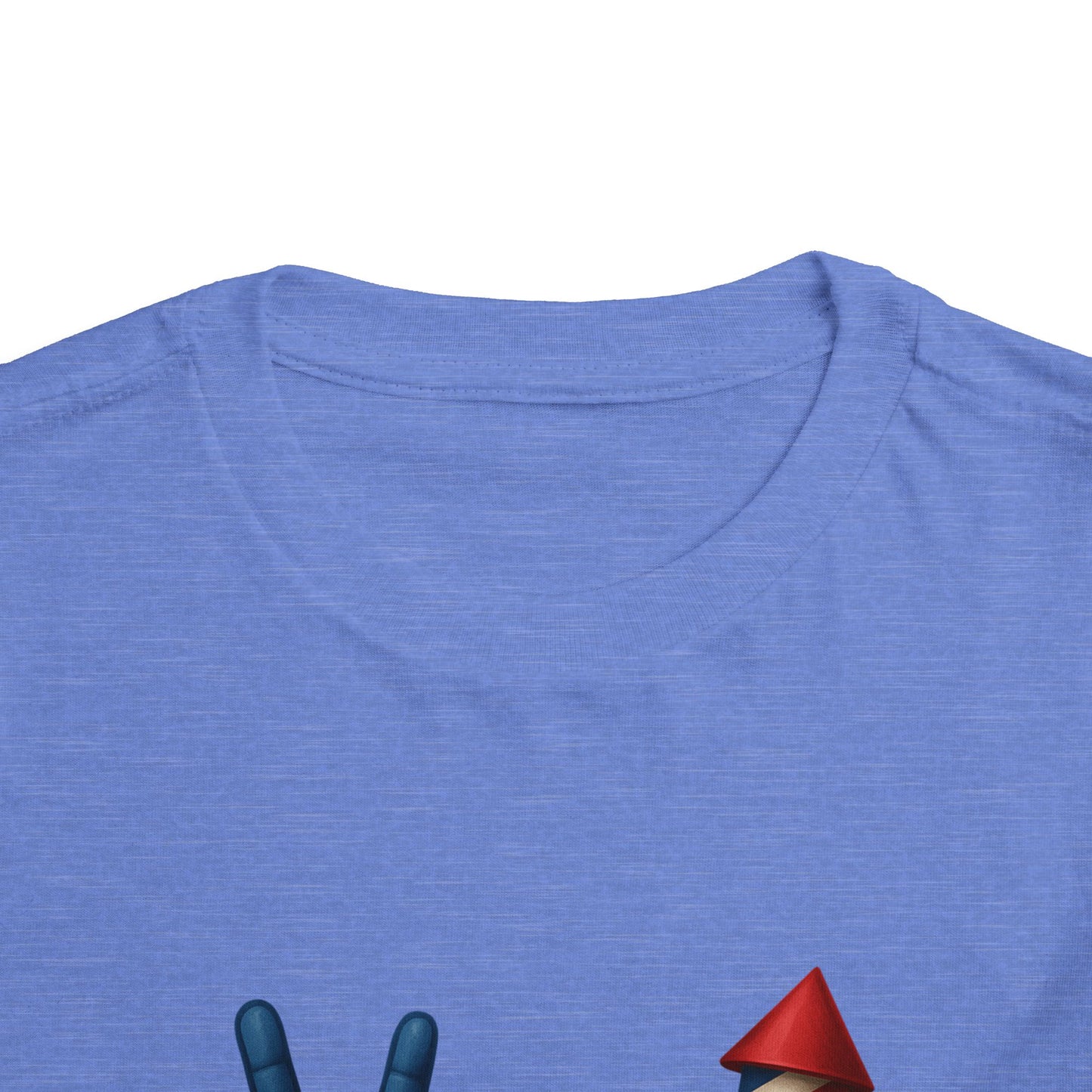 4th of July Peace & Heart Tee: Patriotic Toddler Shirt
