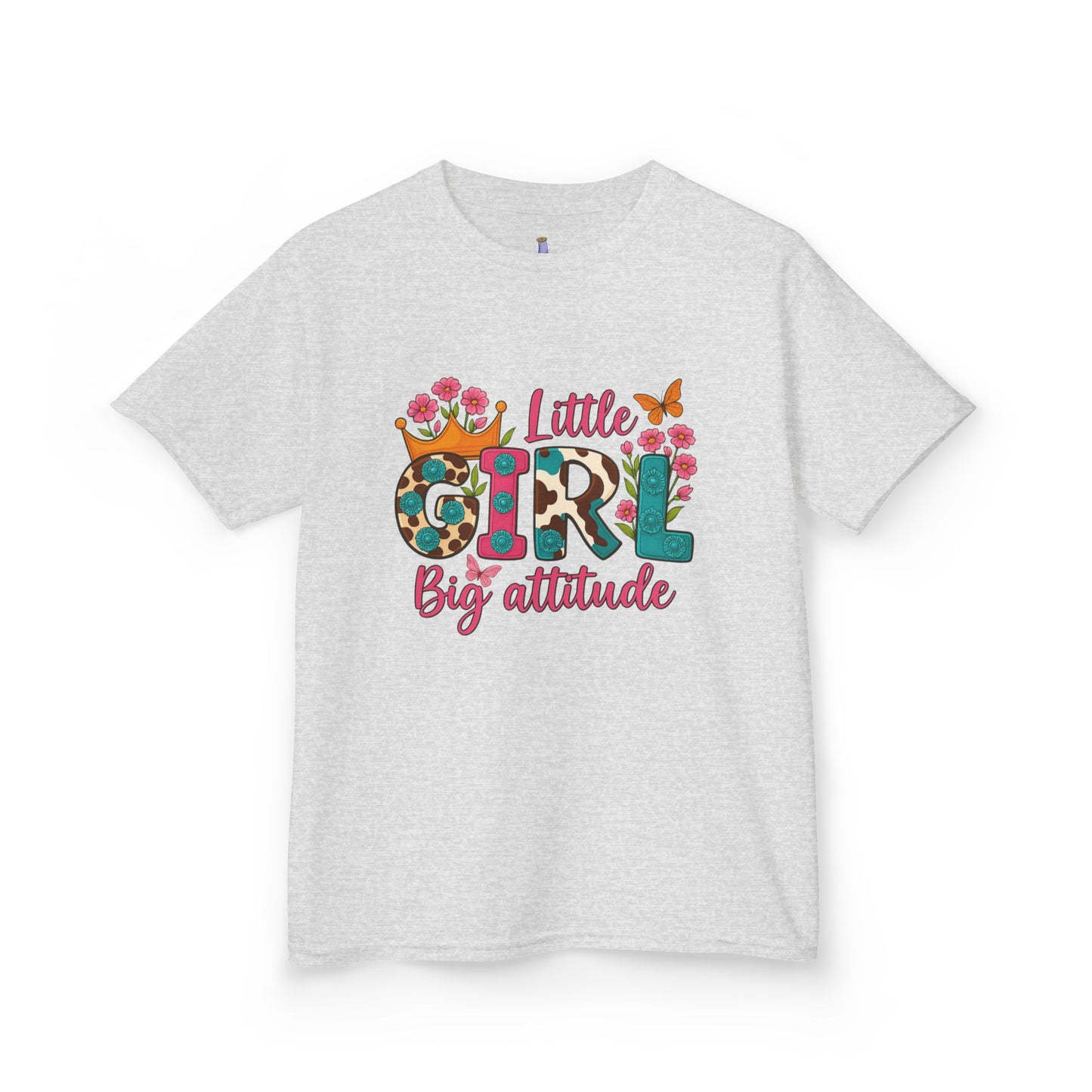 Little Girl Big Attitude Tee - Fun Kids Shirt, Birthday Gift, Casual Outfit, Girls Fashion, Playtime Wear
