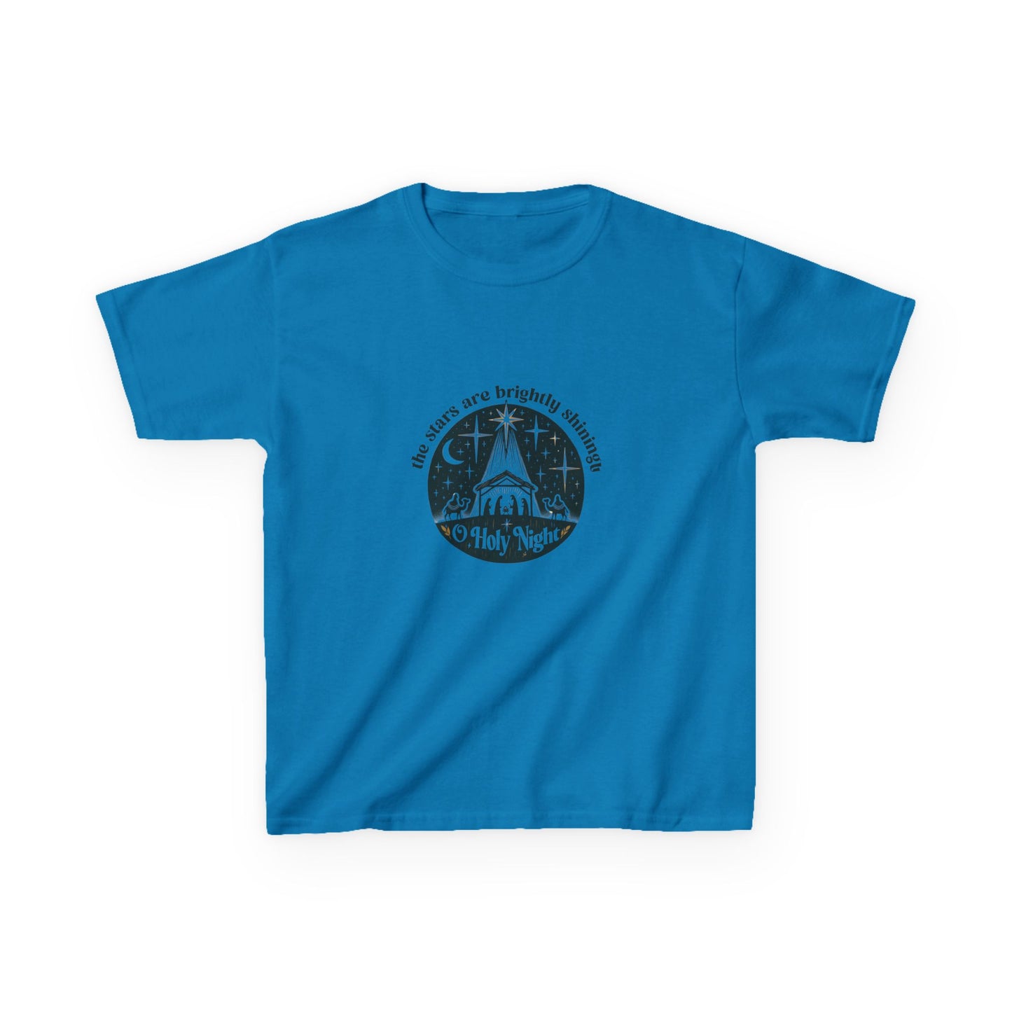 O Holy Night Nativity Dinosaur Christmas Tee