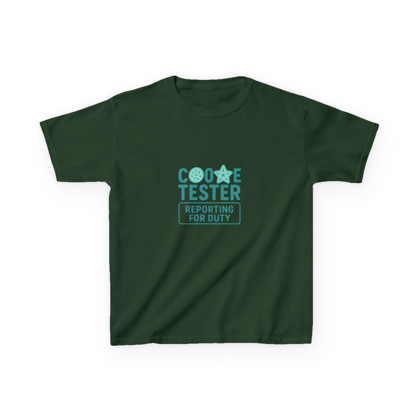 Cookie Tester Dinosaur Christmas Kids Tee
