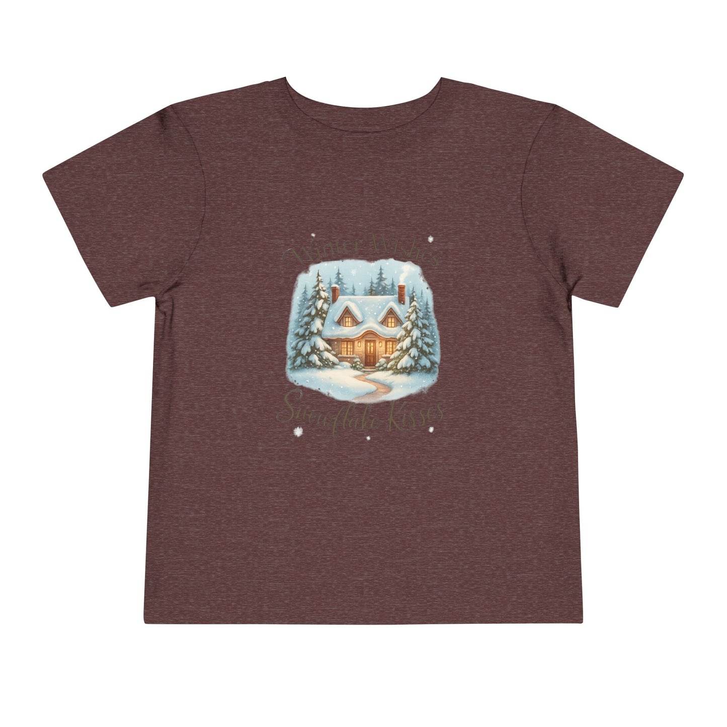 Winter Wishes Cottage Christmas Tee - Toddler Holiday