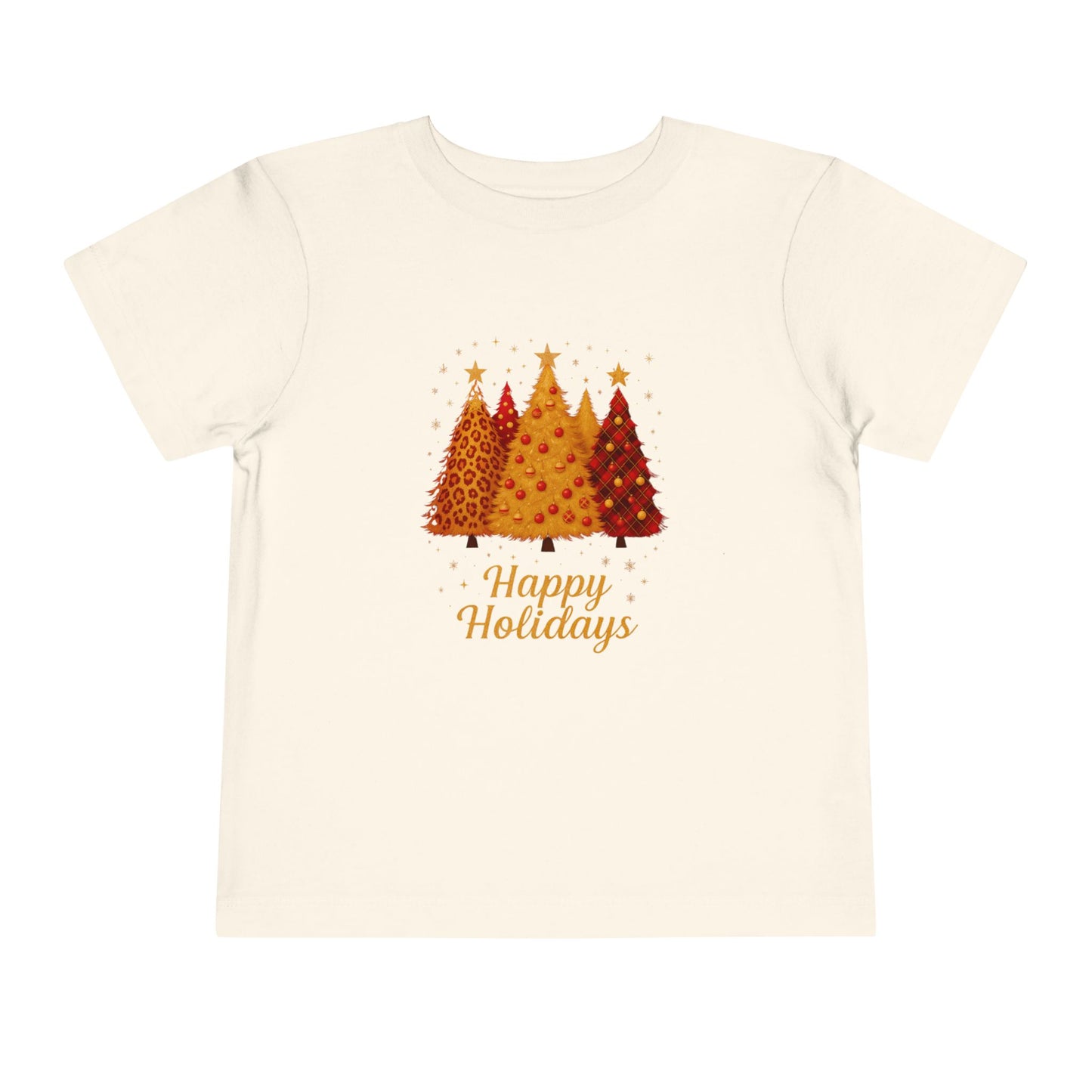 Happy Holidays Christmas Tree Toddler Tee