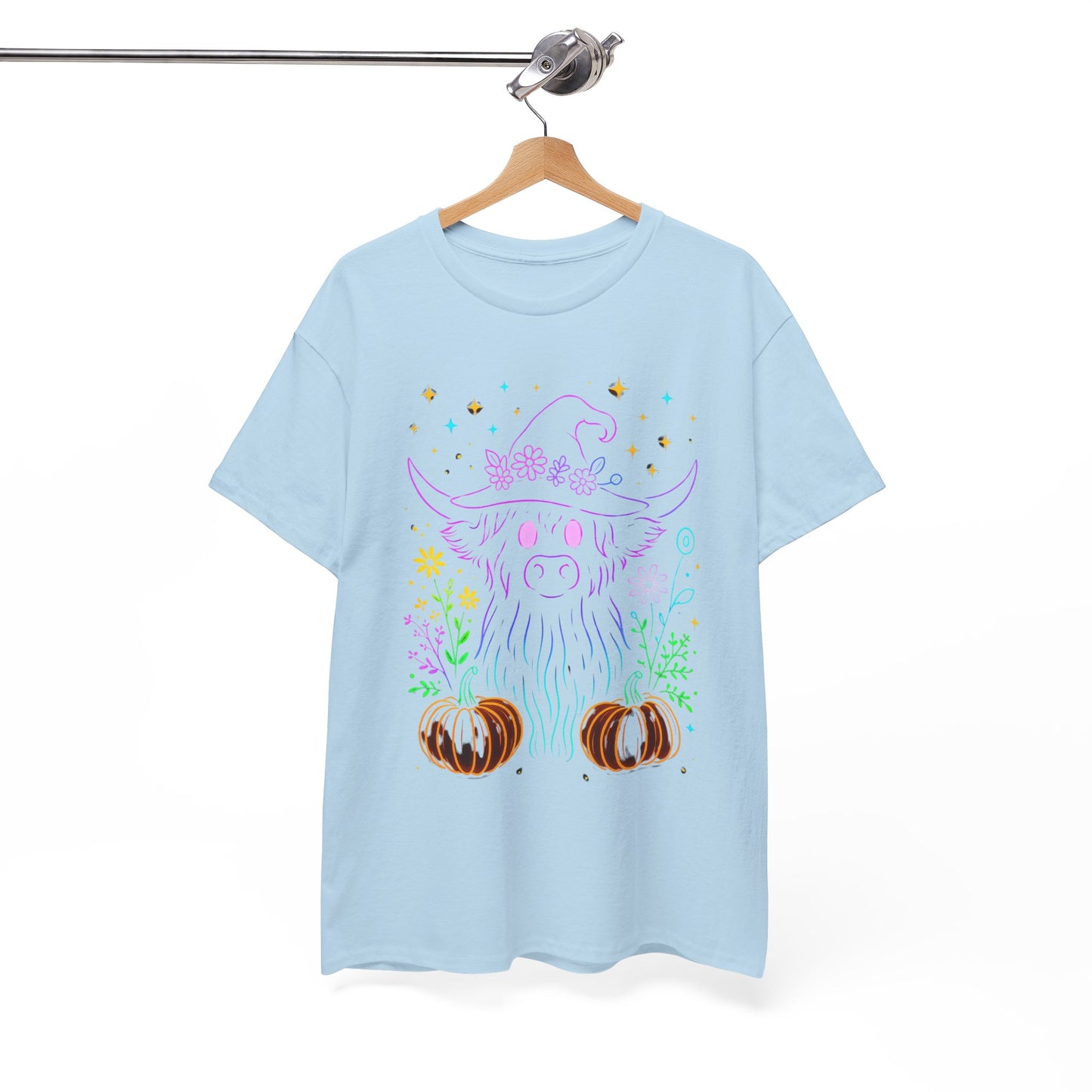 Highland Cow Witch Hat Tee