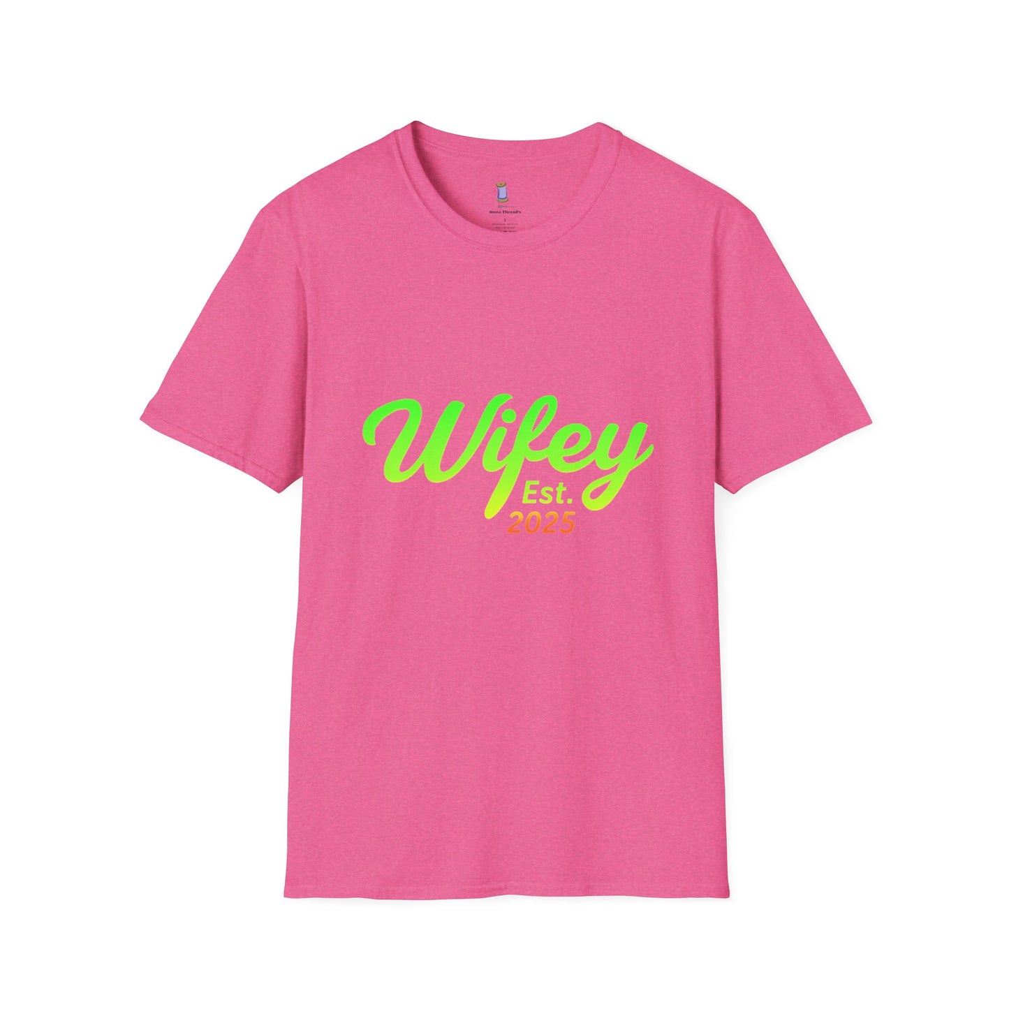 Wifey Est. 2025 T-Shirt, Bridal Shower Gift, Newlywed Apparel, Wedding Favor, Engagement Celebration Tee, Cute Couple Top