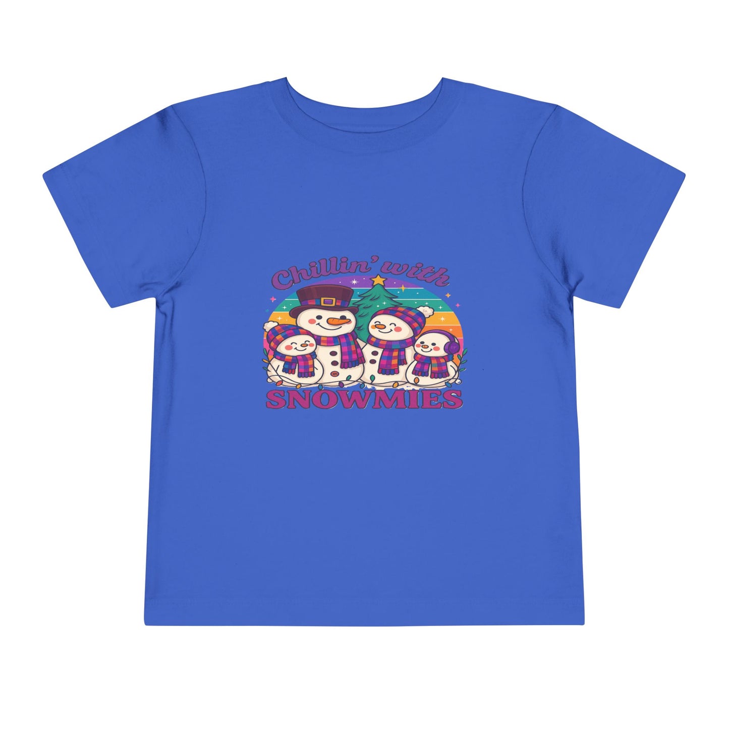Chillin' with Snowmies Toddler Christmas Tee