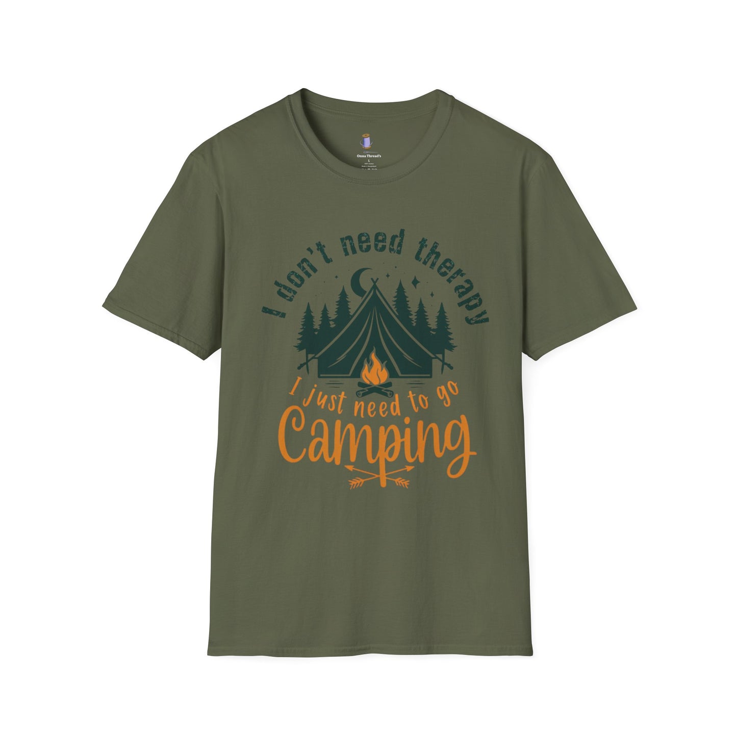 Camping Therapy Unisex T-Shirt | Outdoor Enthusiast Gift | Nature Lover Tee | Adventure Shirt | Camping Apparel