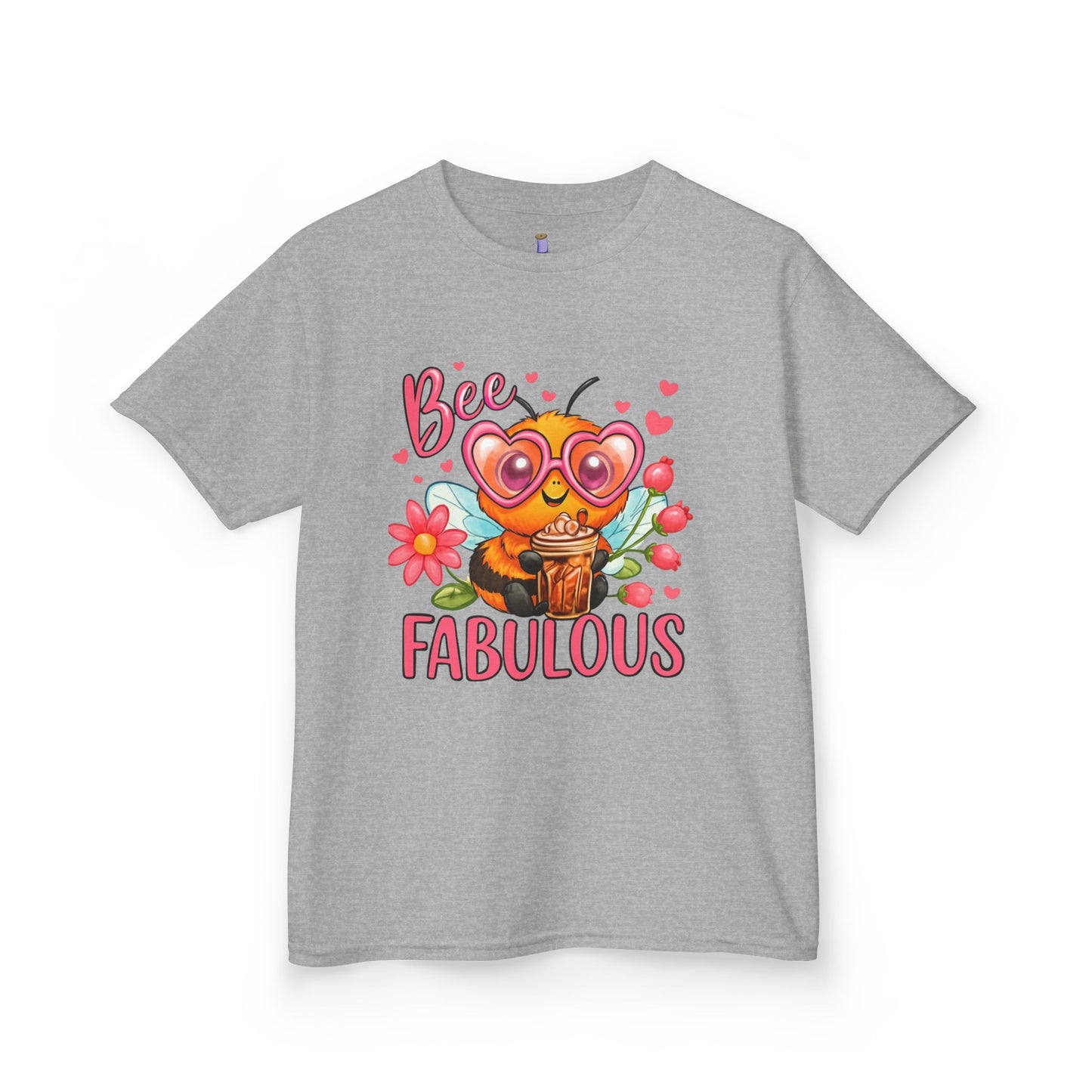 Bee Fabulous Kids Tee | Cute Kids T-Shirt, Birthday Gift, Summer Wear, Flower Lover Tee, Kids Fashion