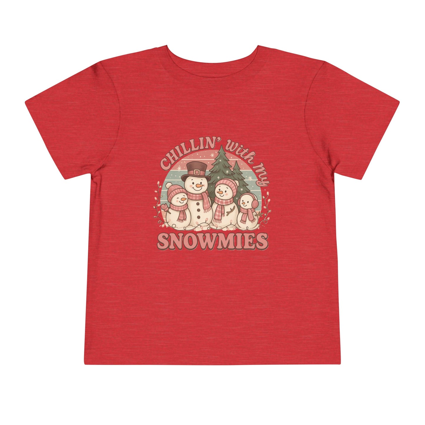 Chillin' Snowmies Toddler Christmas Tee