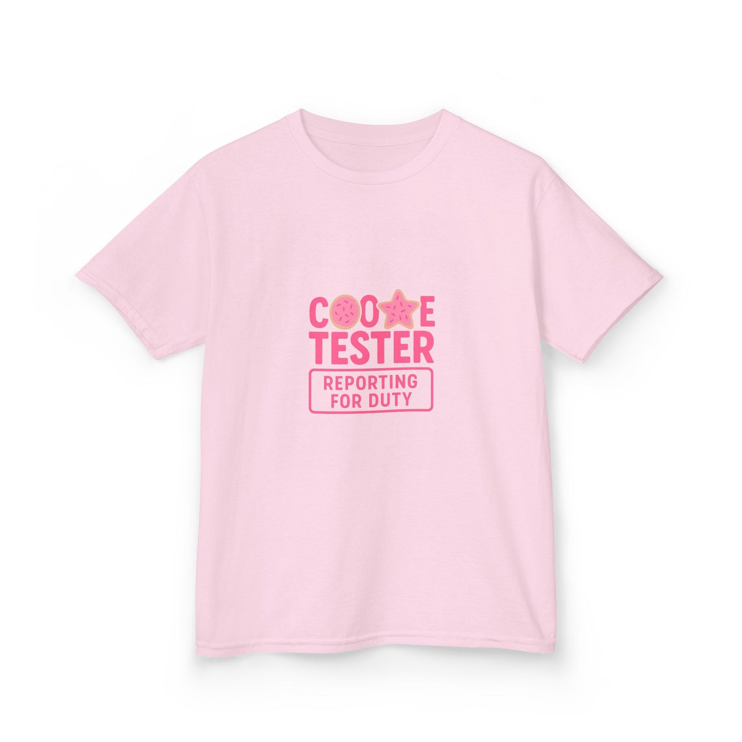 Cookie Tester Dino Christmas Tee - Kids Holiday Shirt