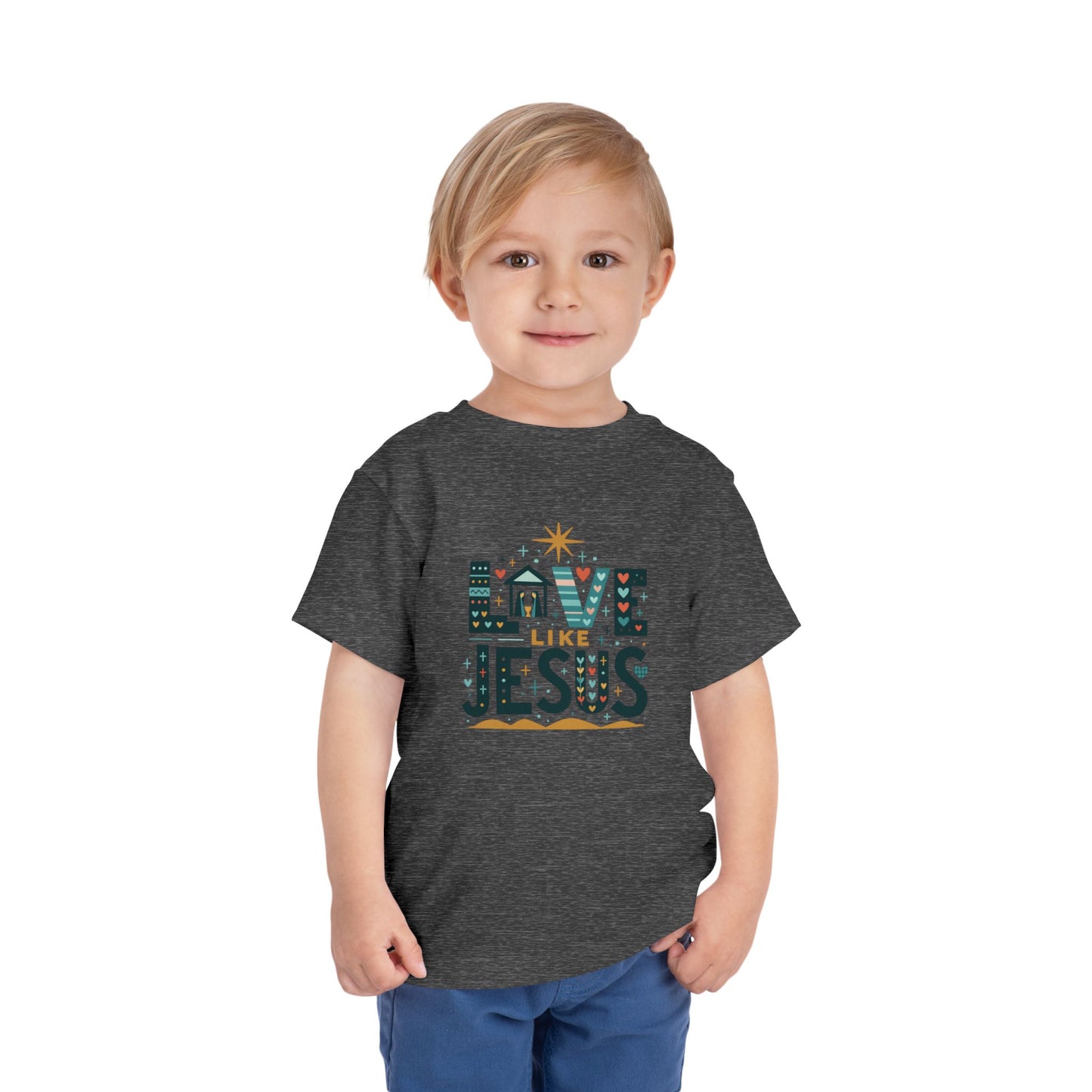 Love Like Jesus Christmas Tee - Toddler Holiday Shirt