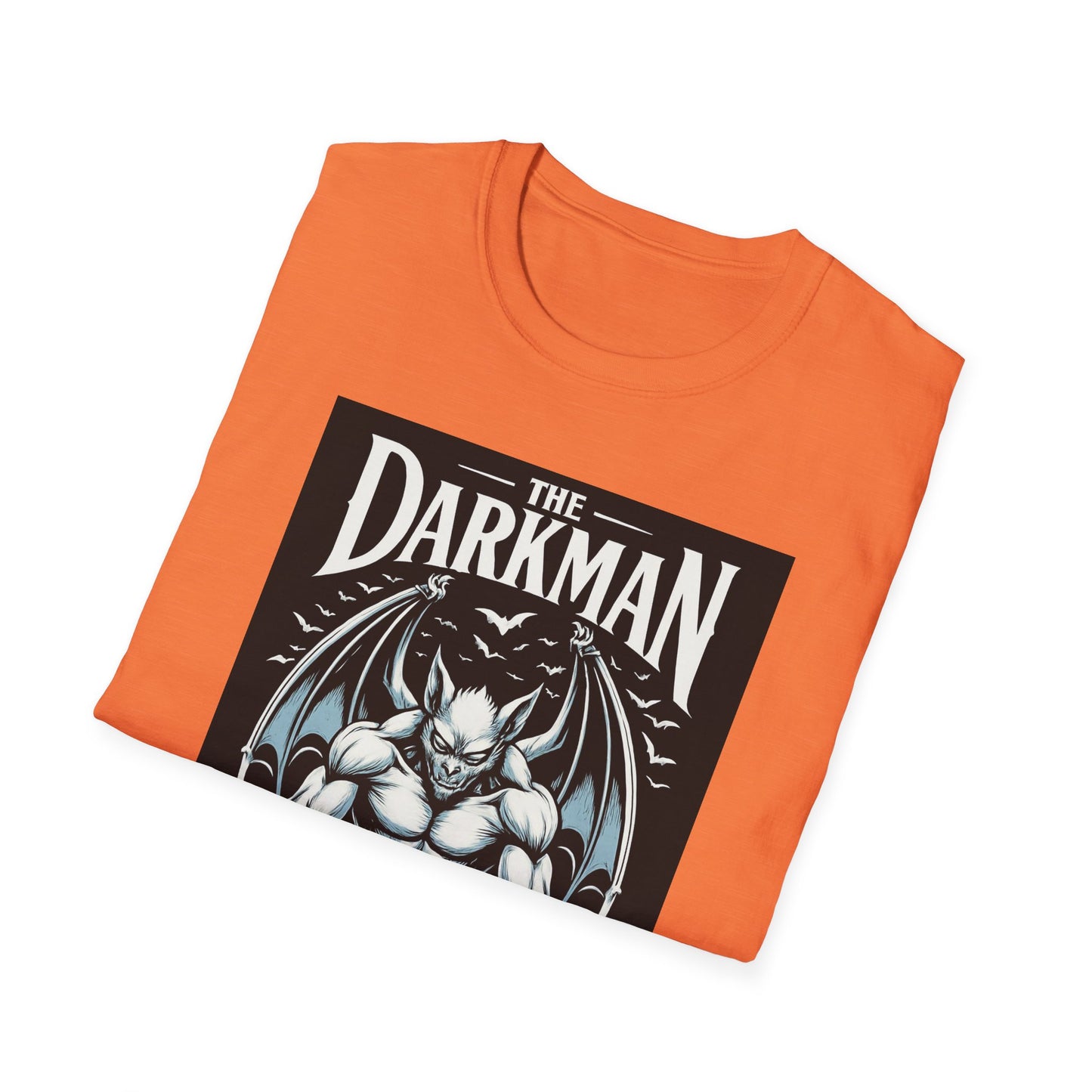 Darkman Graphic T-Shirt, Unisex Softstyle Tee, Edgy Apparel, Casual Wear, Halloween Costume, Gift for Him/Her