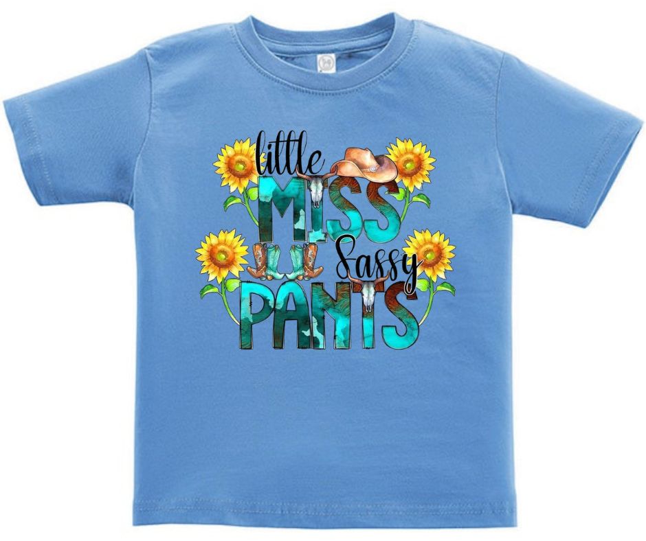 Little Miss Sassy Pants Kid T-Shirt