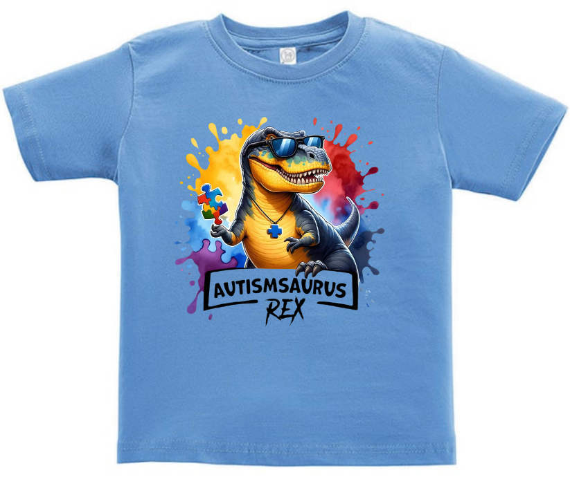 Camiseta para niños Autismsaurus Rex