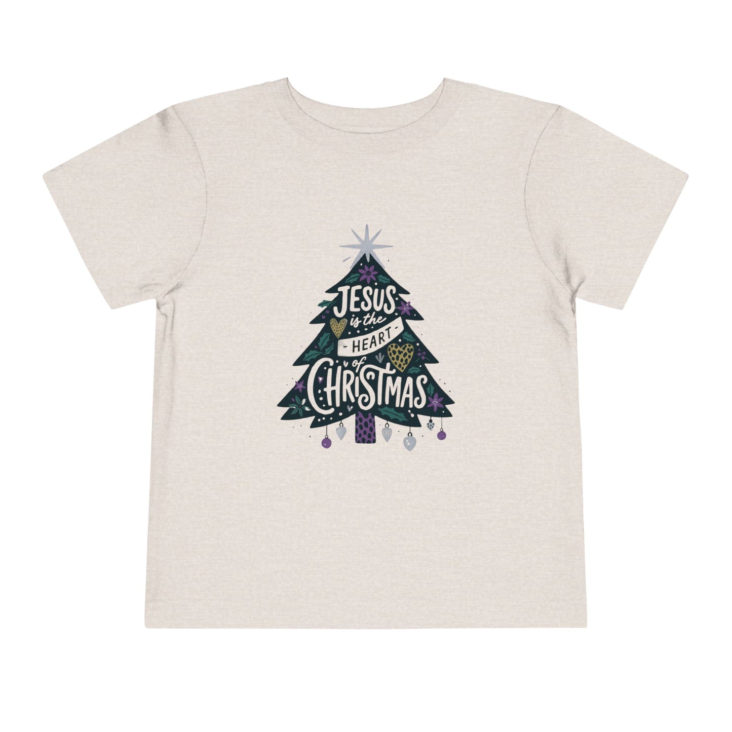 Jesus is the Heart of Christmas Toddler Tee