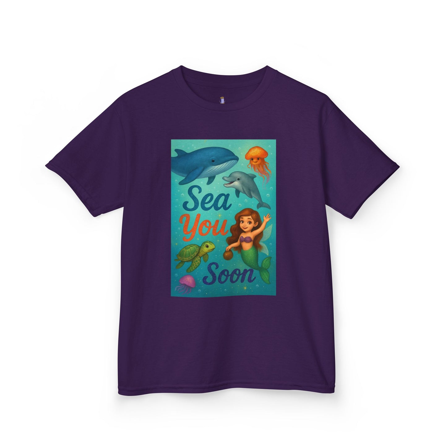 Kids Sea-Themed Tee, Ocean Adventure Shirt, Summer Casual Wear, Beach Birthday Gift, Fun Underwater T-Shirt, Nautical Kids Apparel