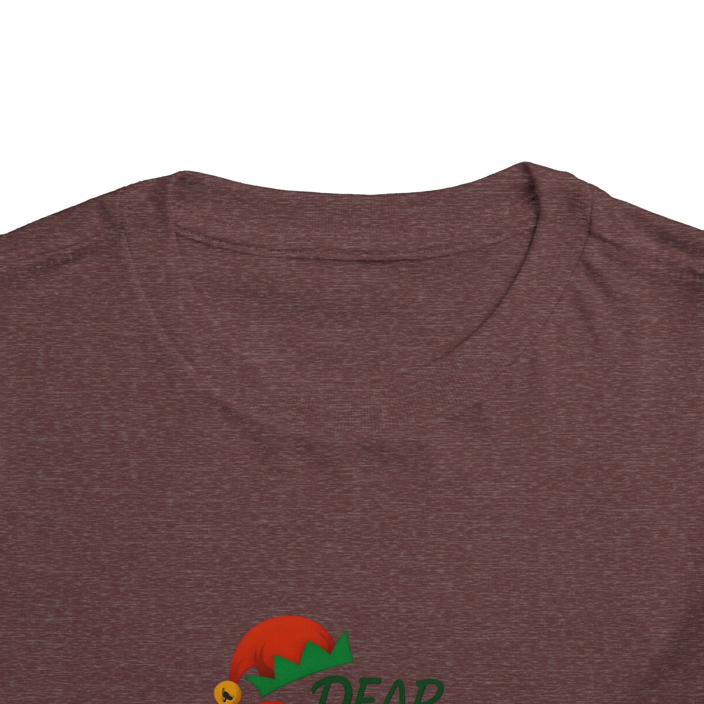 Dear Santa The Elf Lied Toddler Christmas Tee