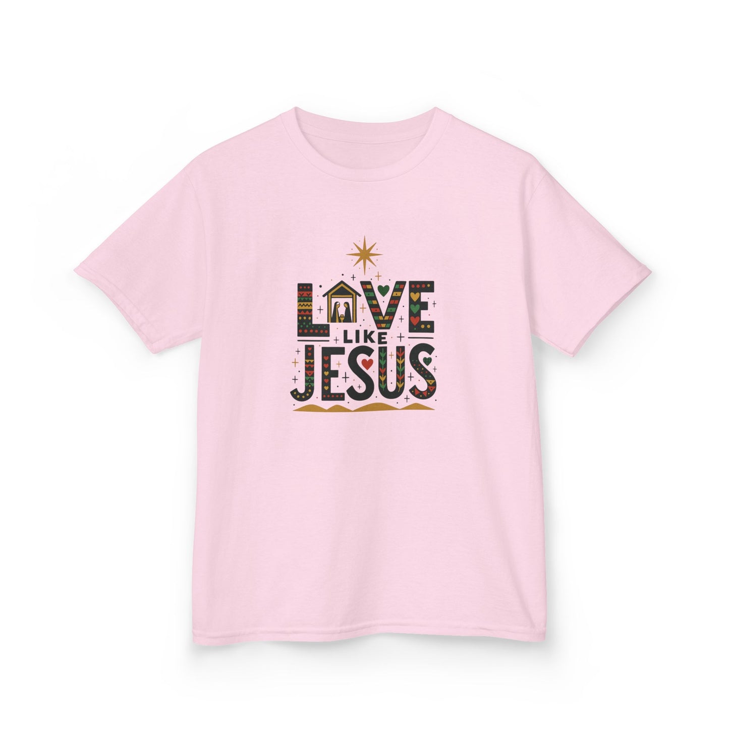Live Like Jesus Christmas Dinosaur Tee