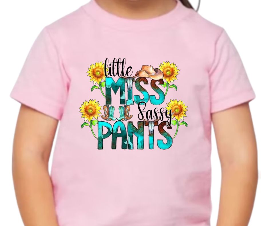 Little Miss Sassy Pants Kid T-Shirt