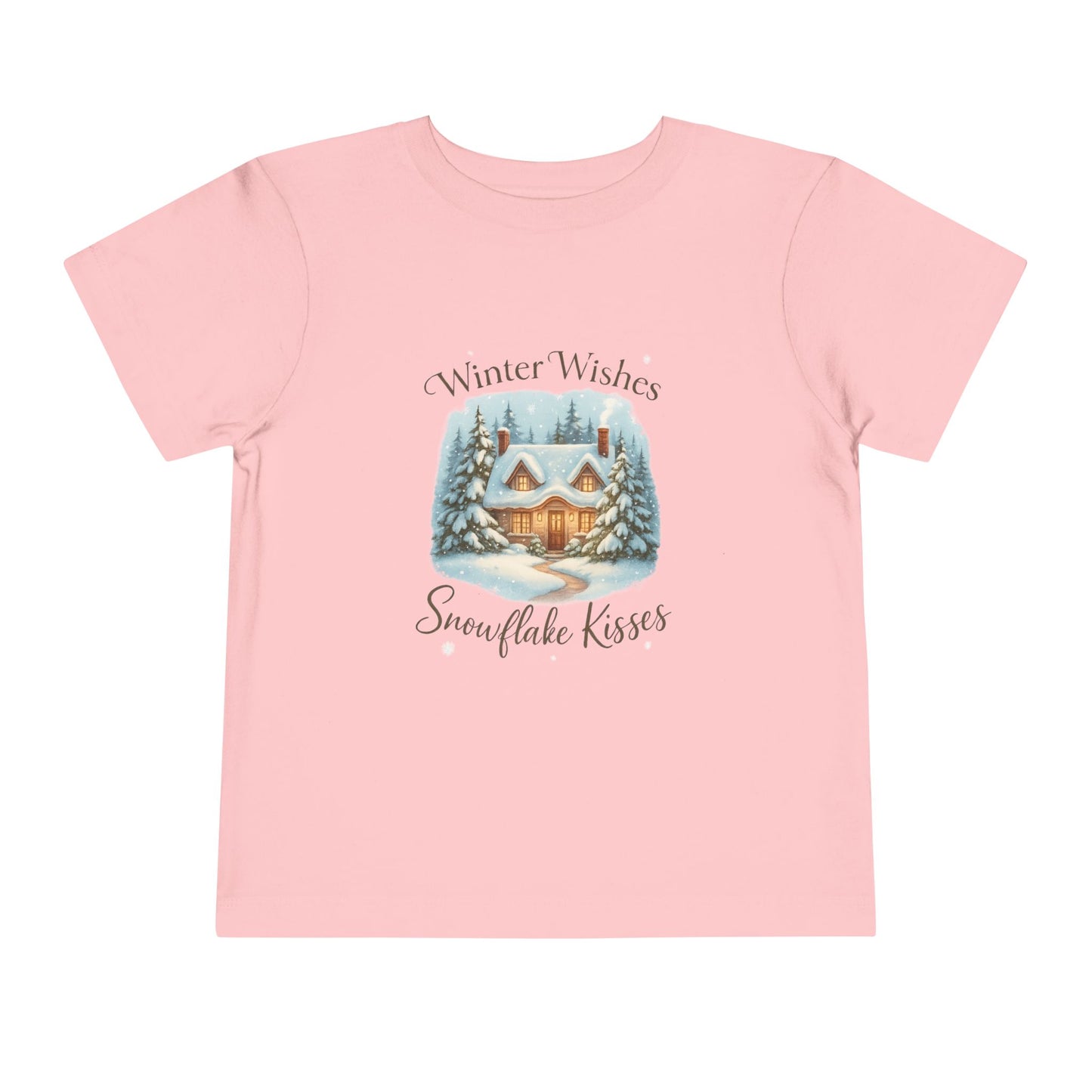 Winter Wishes Cottage Christmas Tee - Toddler Holiday