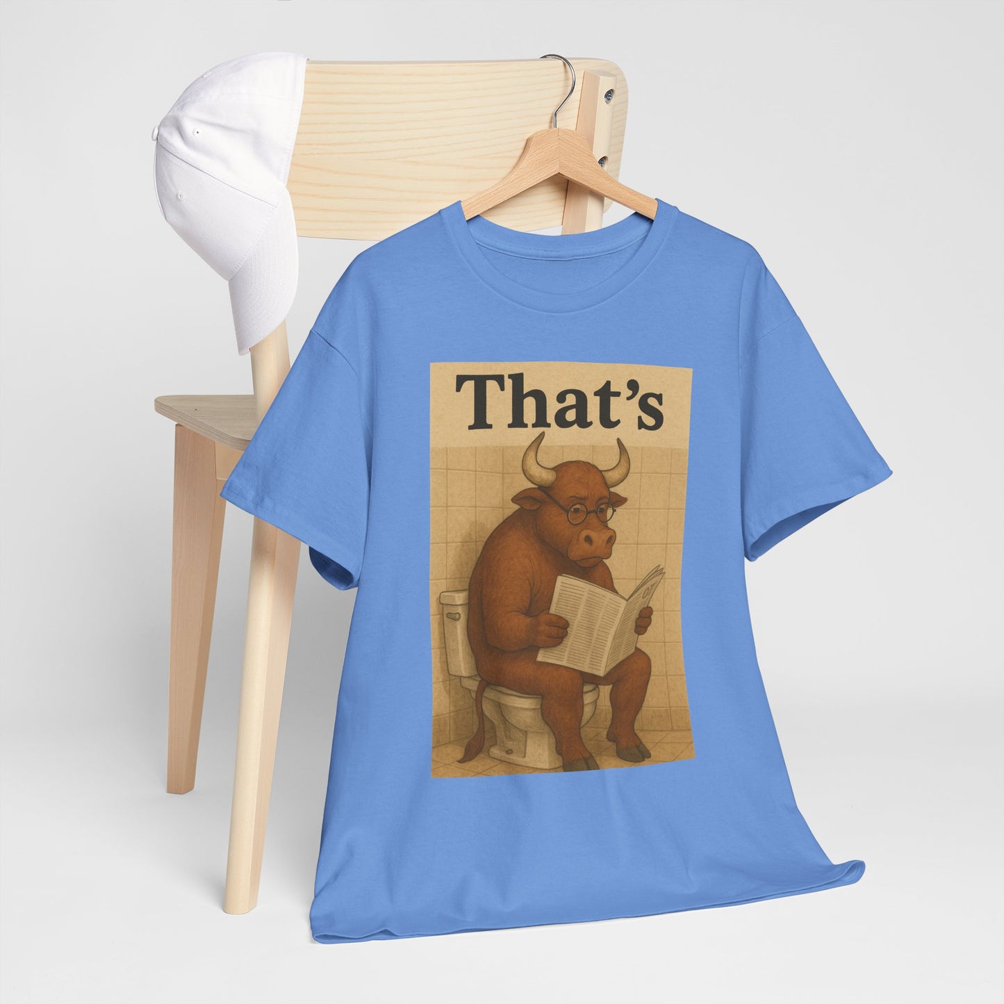 Bull on Toilet Unisex Tee