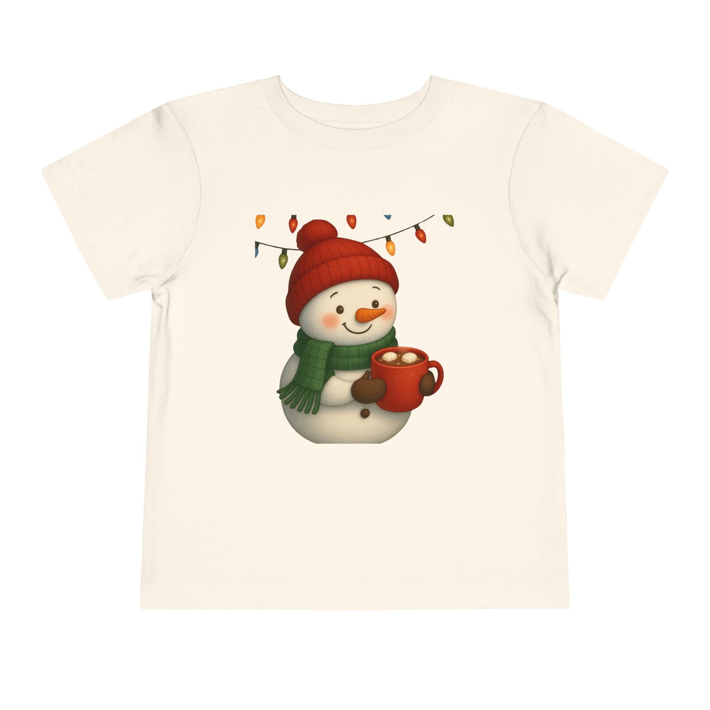 Snowman & Hot Chocolate Toddler Christmas Tee