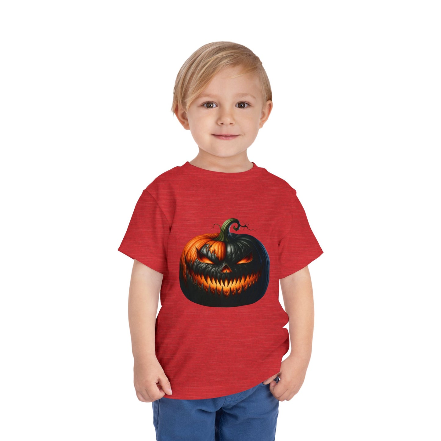 Spooky Jack-o'-Lantern Toddler Halloween Tee