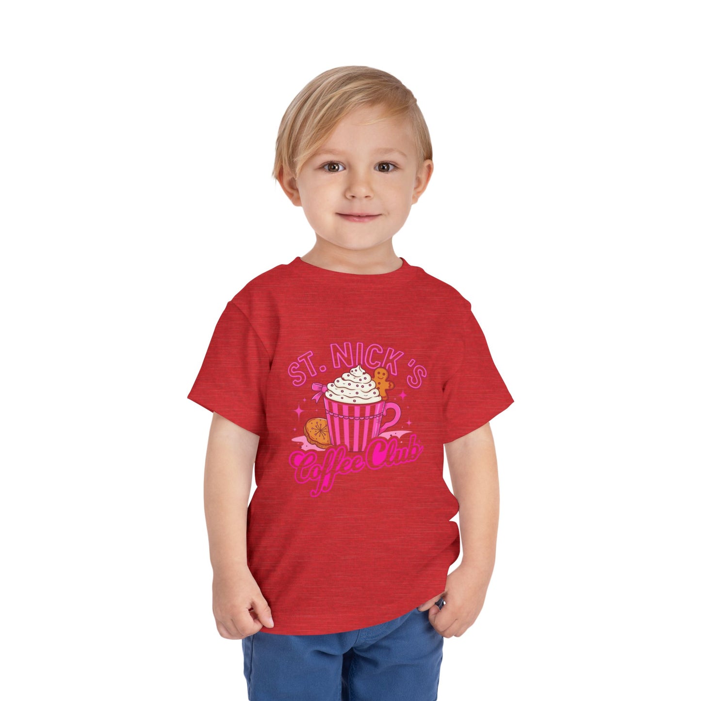 St. Nick's Coffee Club Toddler Christmas Tee