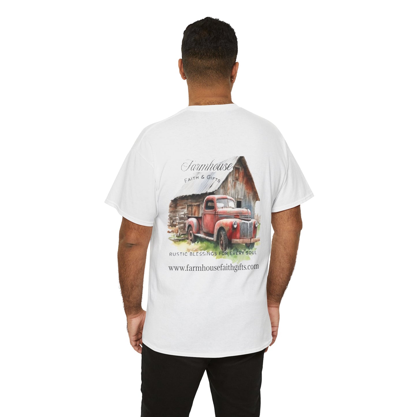 Rustic Farmhouse Unisex Tee, Country Style Shirt, Vintage Truck Tee, Back to Nature Apparel, Ideal Gift for Farm Lovers