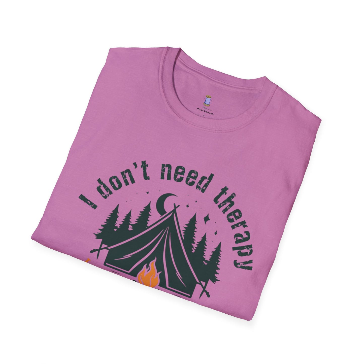 Camping Therapy Unisex T-Shirt | Outdoor Enthusiast Gift | Nature Lover Tee | Adventure Shirt | Camping Apparel