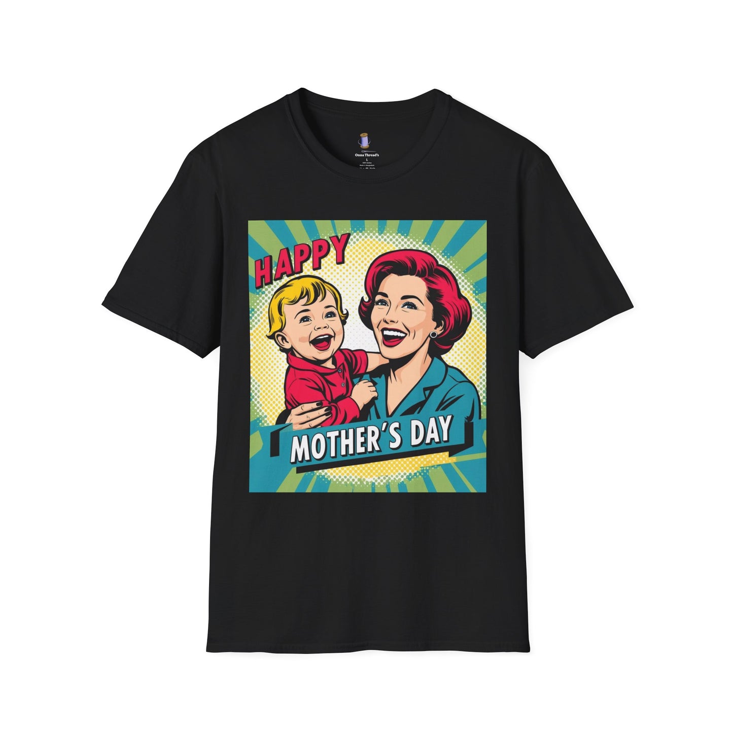 Happy Mother's Day Unisex T-Shirt, Vintage Graphic Tee, Gift for Mom, Celebration Apparel, Mother's Day Presents, Comfortable Casual Wear