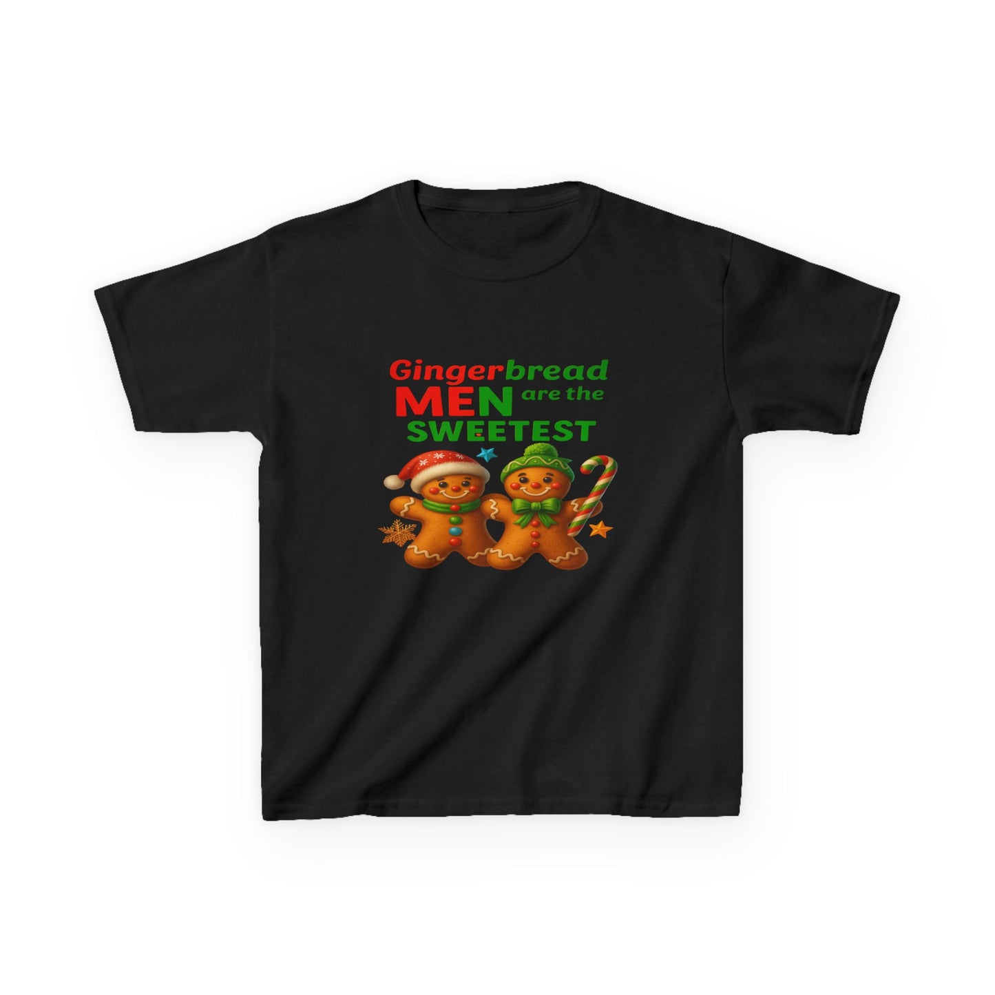 Gingerbread Men Christmas Tee - Sweetest Kids Shirt