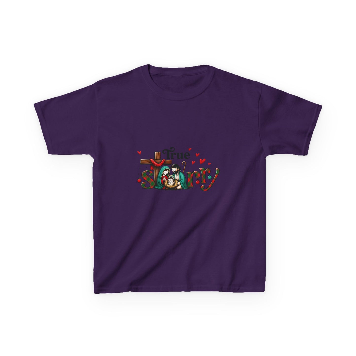 True Story Nativity Christmas Tee - Dinosaur Fun!