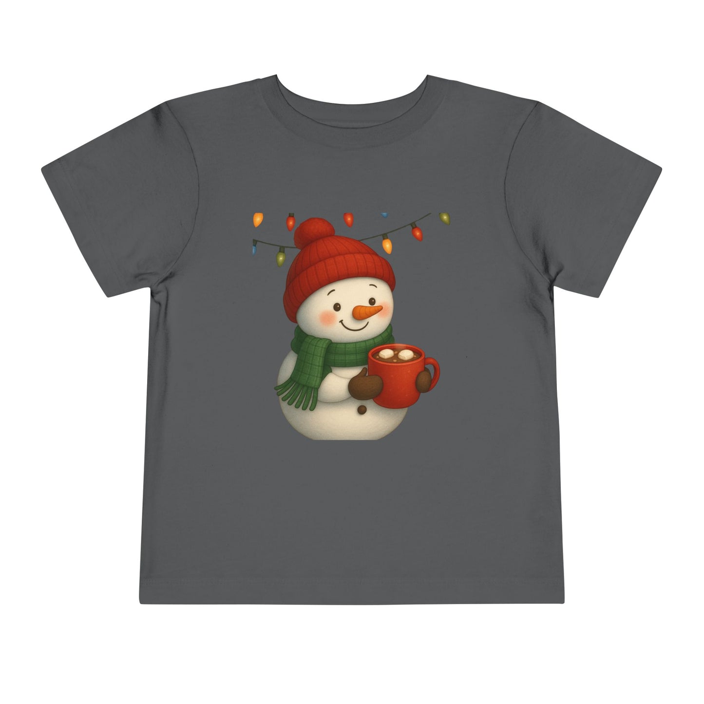 Snowman & Hot Chocolate Toddler Christmas Tee