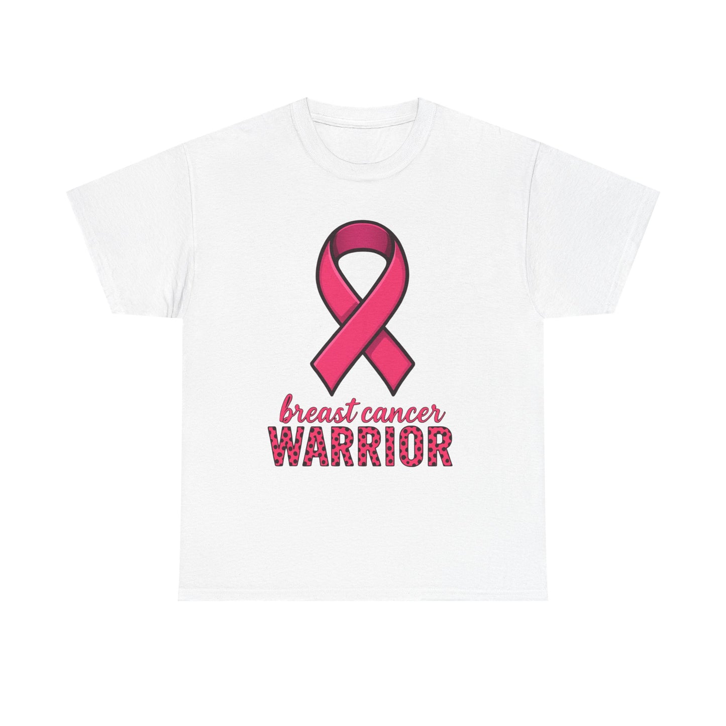 Breast Cancer Warrior Pink Ribbon Tee