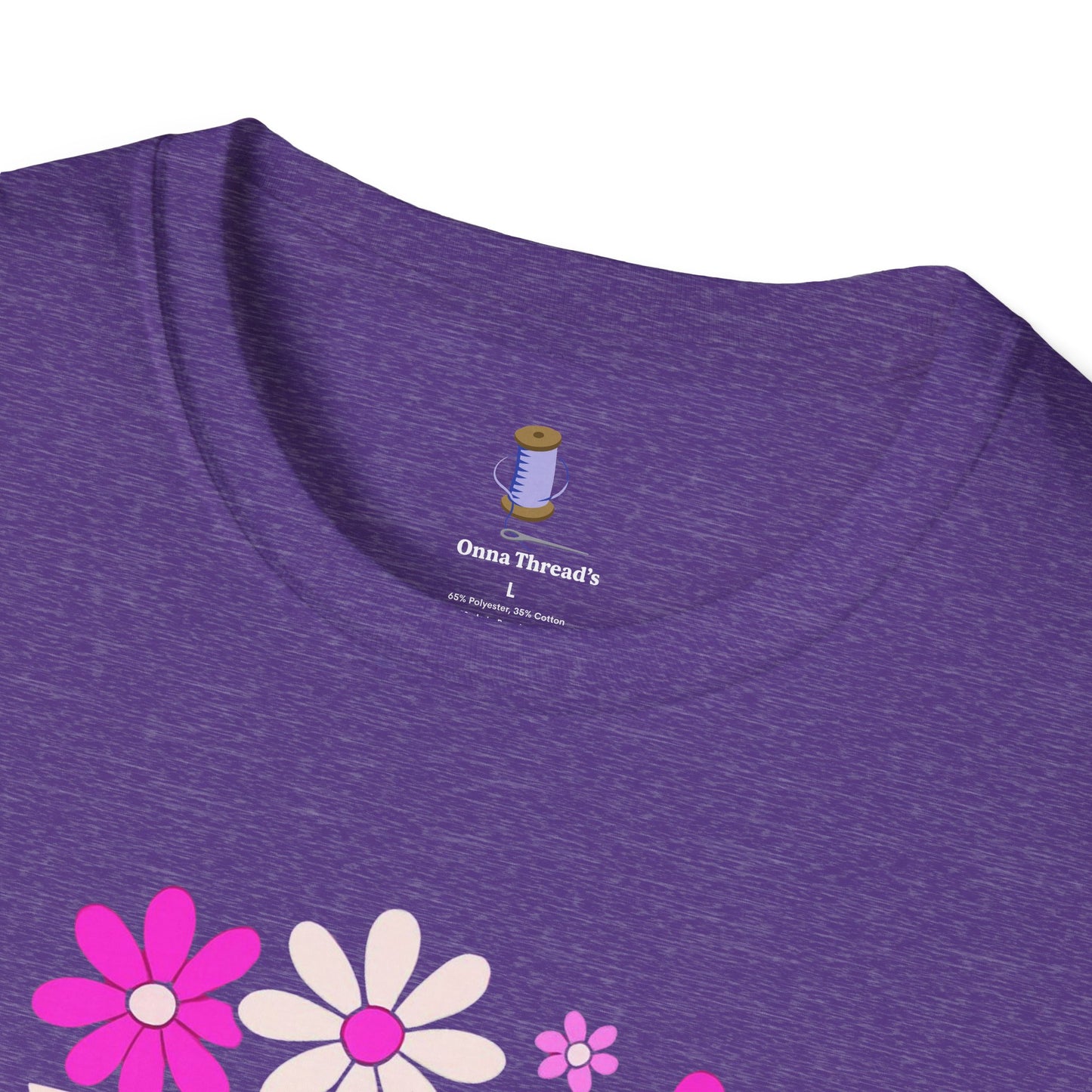 Floral Grow Girl T-Shirt, Cute Graphic Tee, Gift for Plant Lovers, Spring Fashion, Nature Lover Apparel