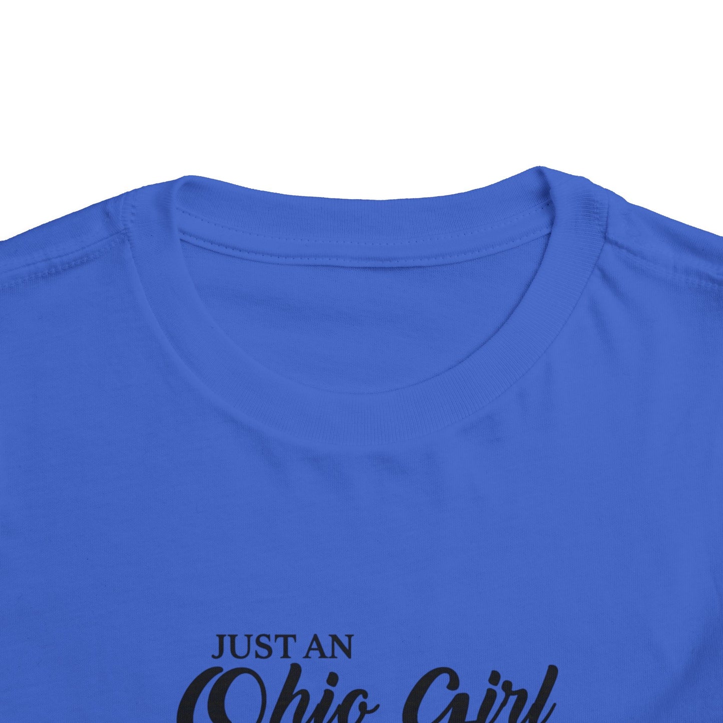 Toddler Tee Ohio Girl in North Carolina World Design Shirt