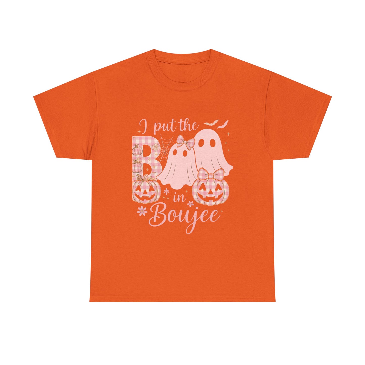I Put The B In Boujee Pink Halloween Tee
