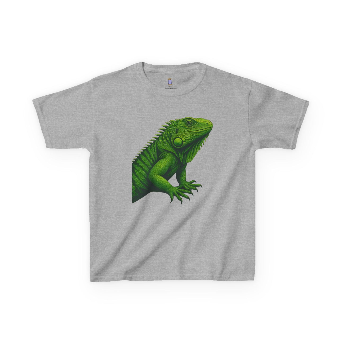 Green Iguana Kids Tee - Fun Shirt for Nature Lovers, Birthday Gift, Summer Wear, Animal Lovers, Eco-Friendly Clothing