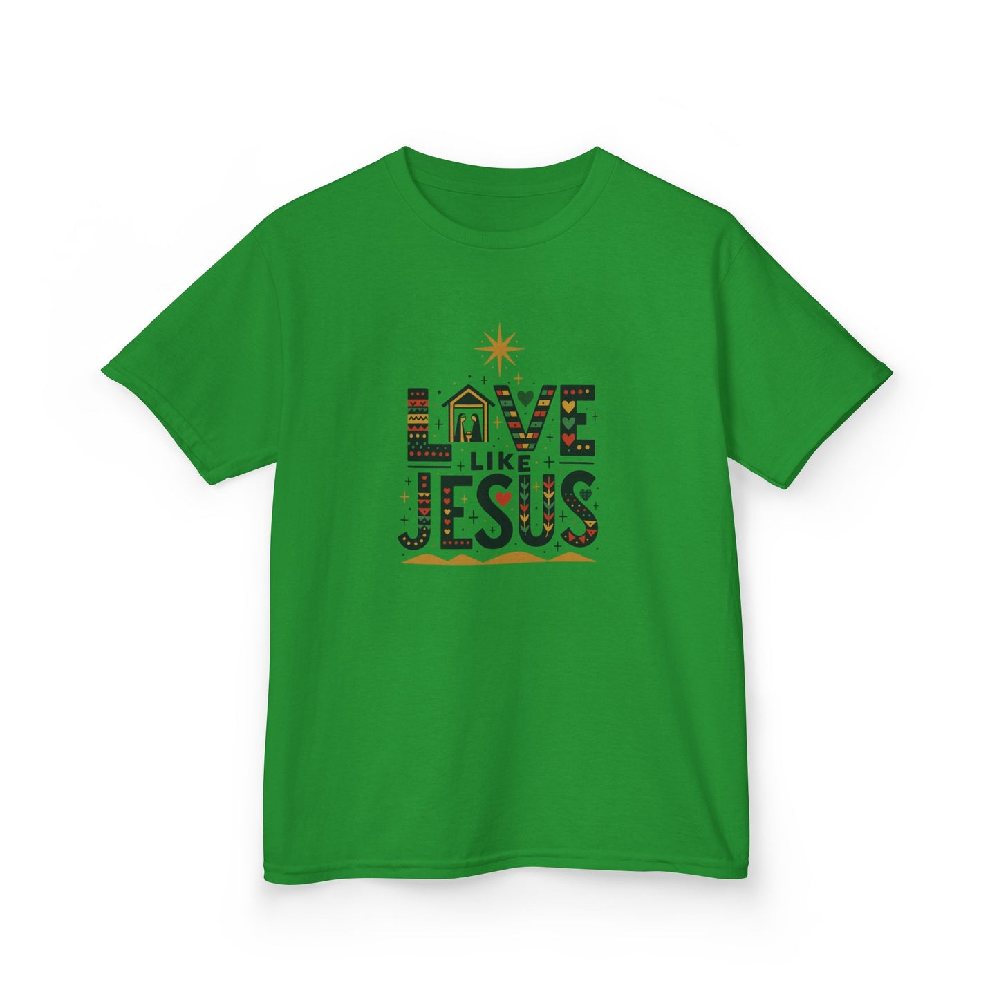 Live Like Jesus Christmas Dinosaur Tee