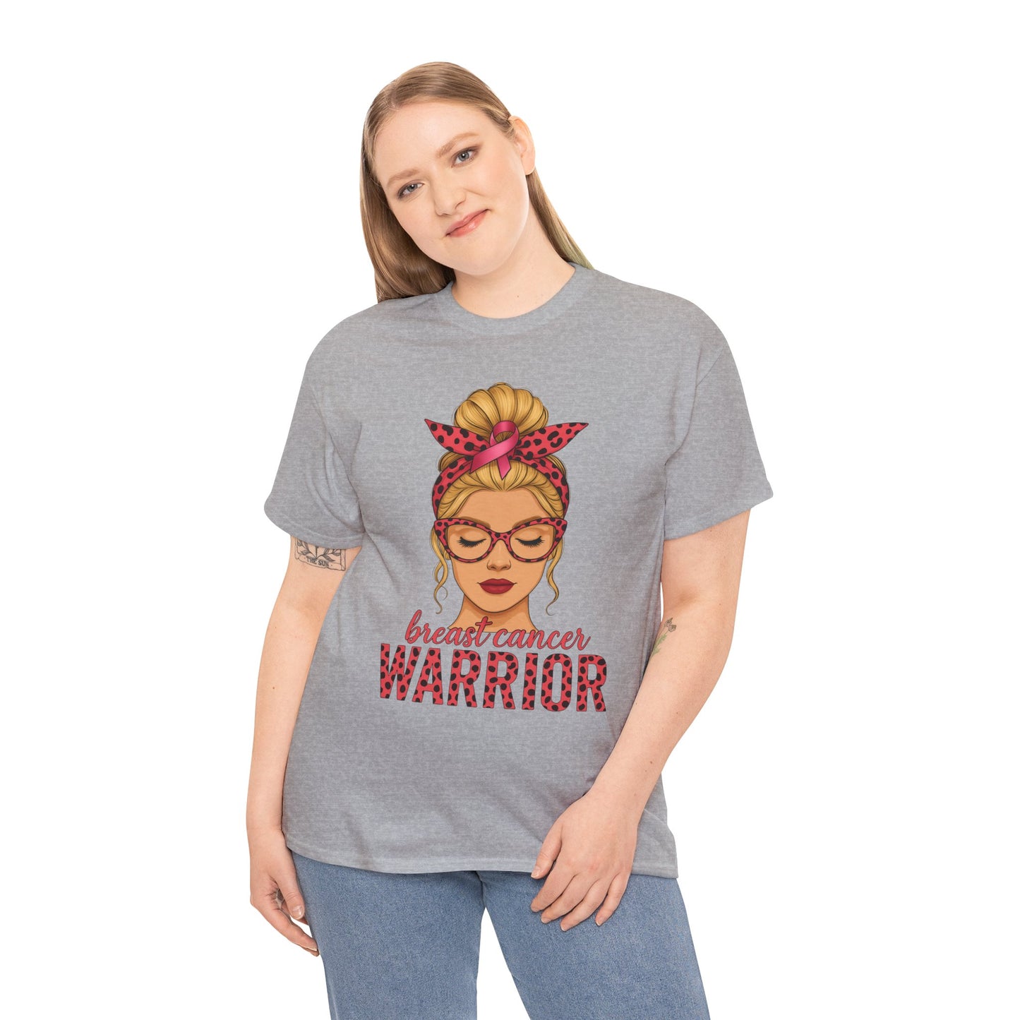 Breast Cancer Warrior Tee - Pink Ribbon Support