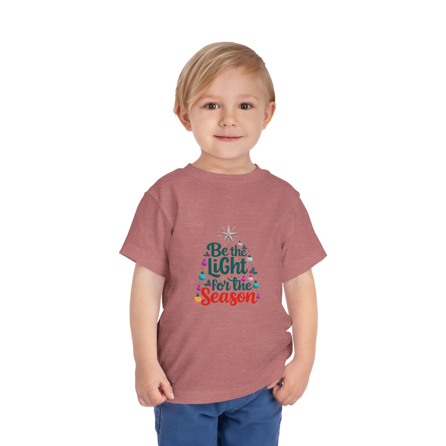 Be the Light Toddler Christmas Tee