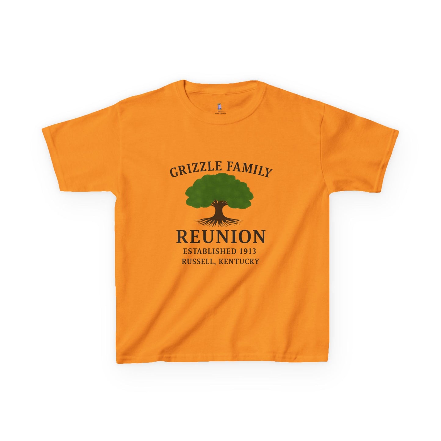 Grizzle Family Reunion Youth Tee, Family Gathering Shirt, Personalized Kids T-Shirt, Family Heritage Gift, Kids Reunion Apparel