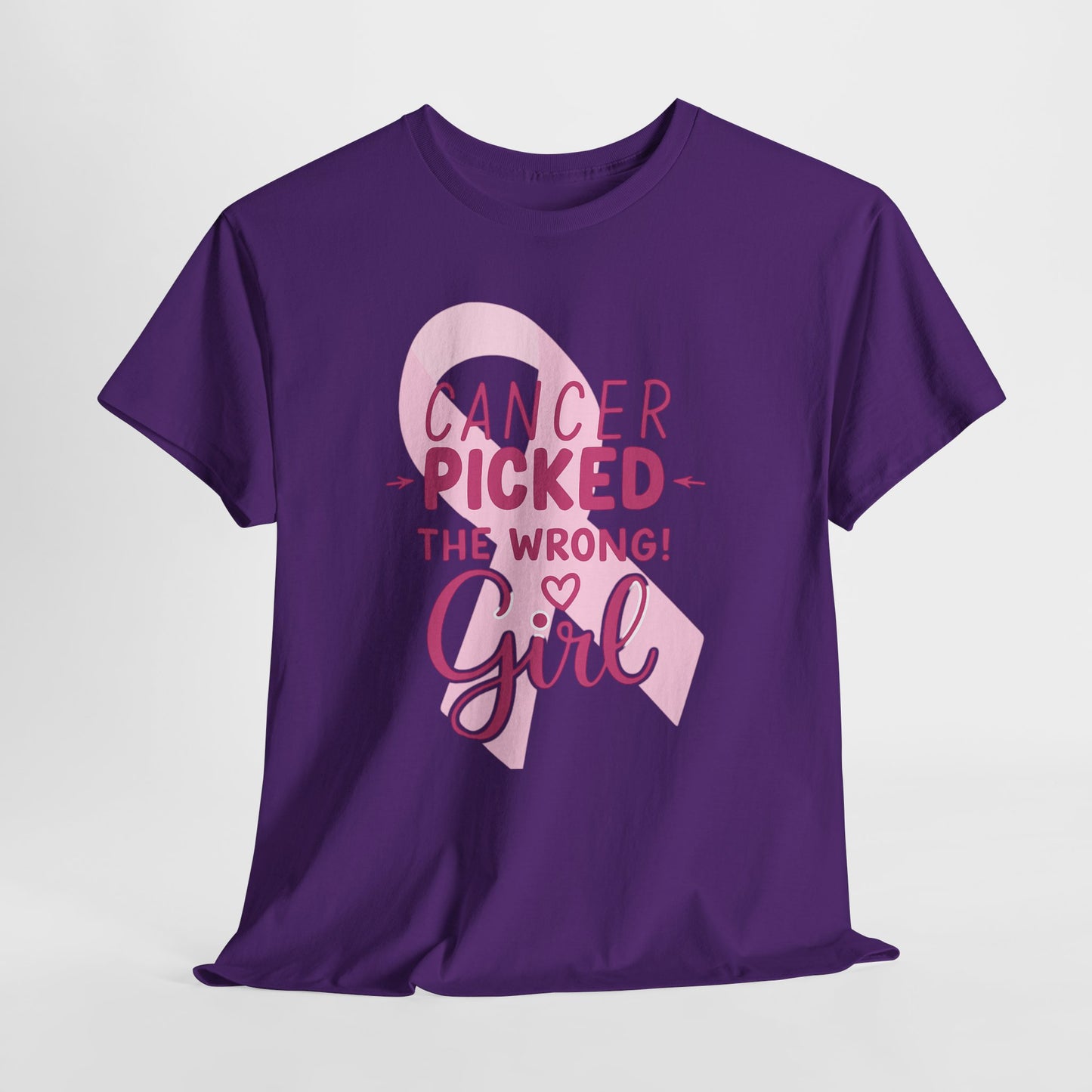 Cancer: The Wrong Picked Girl - Pink Ribbon Tee