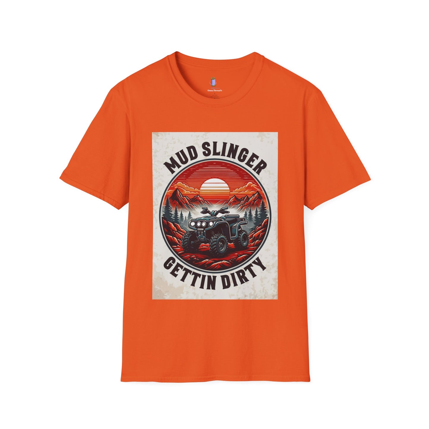 Mud Slinger Unisex Softstyle T-Shirt, Adventure Tee, Off-Road Enthusiast Shirt, Gift for Mud Lovers, Outdoor Sportswear, Gettin Dirty Tee