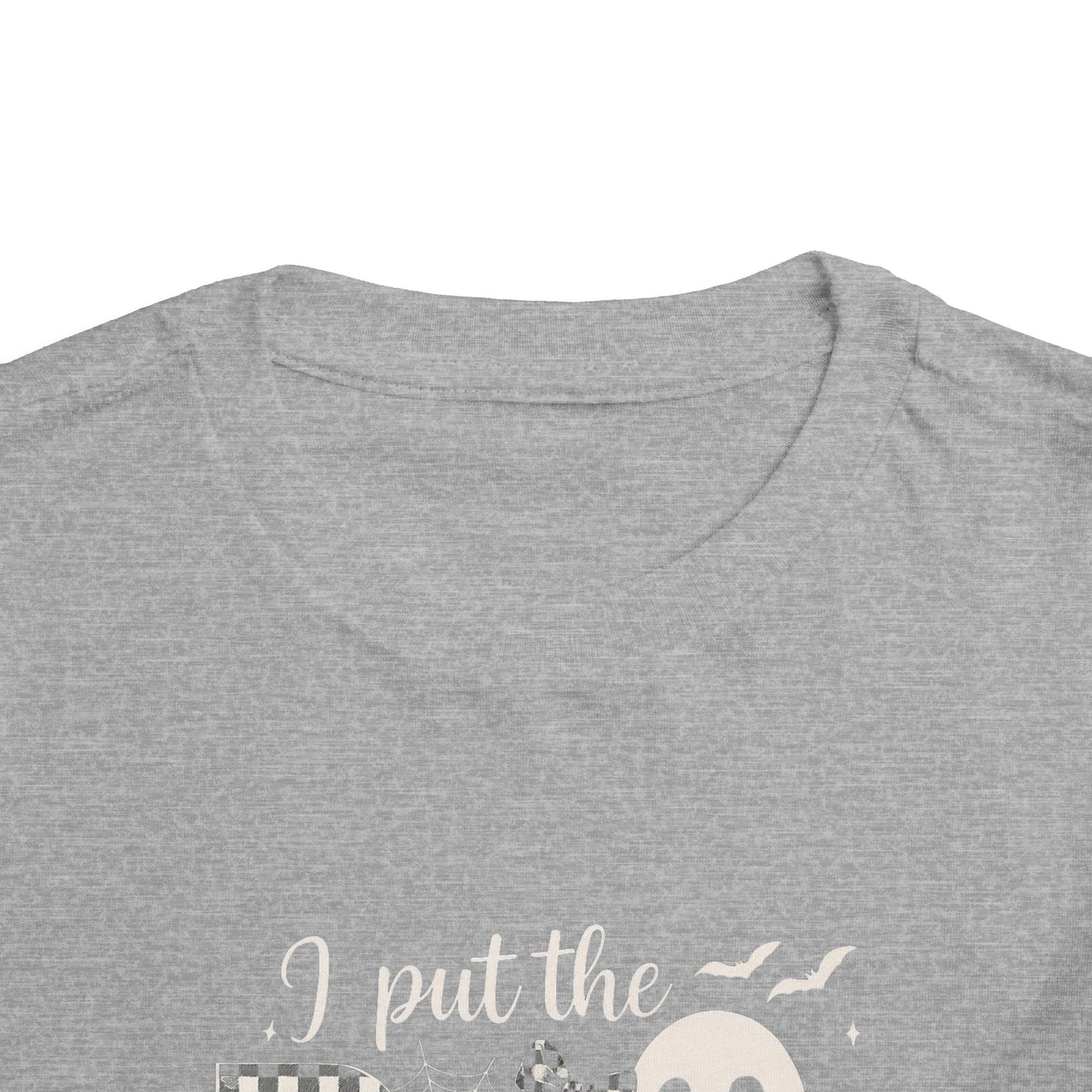 Boujee Halloween Toddler Tee: I Put the B in Boujee