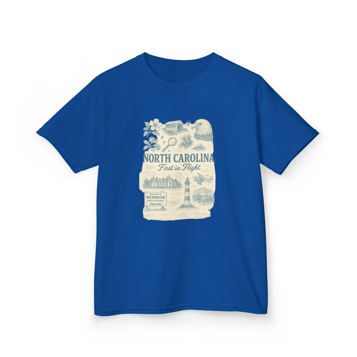 NC Vintage Travel Tee: First in Flight Kids Shirt