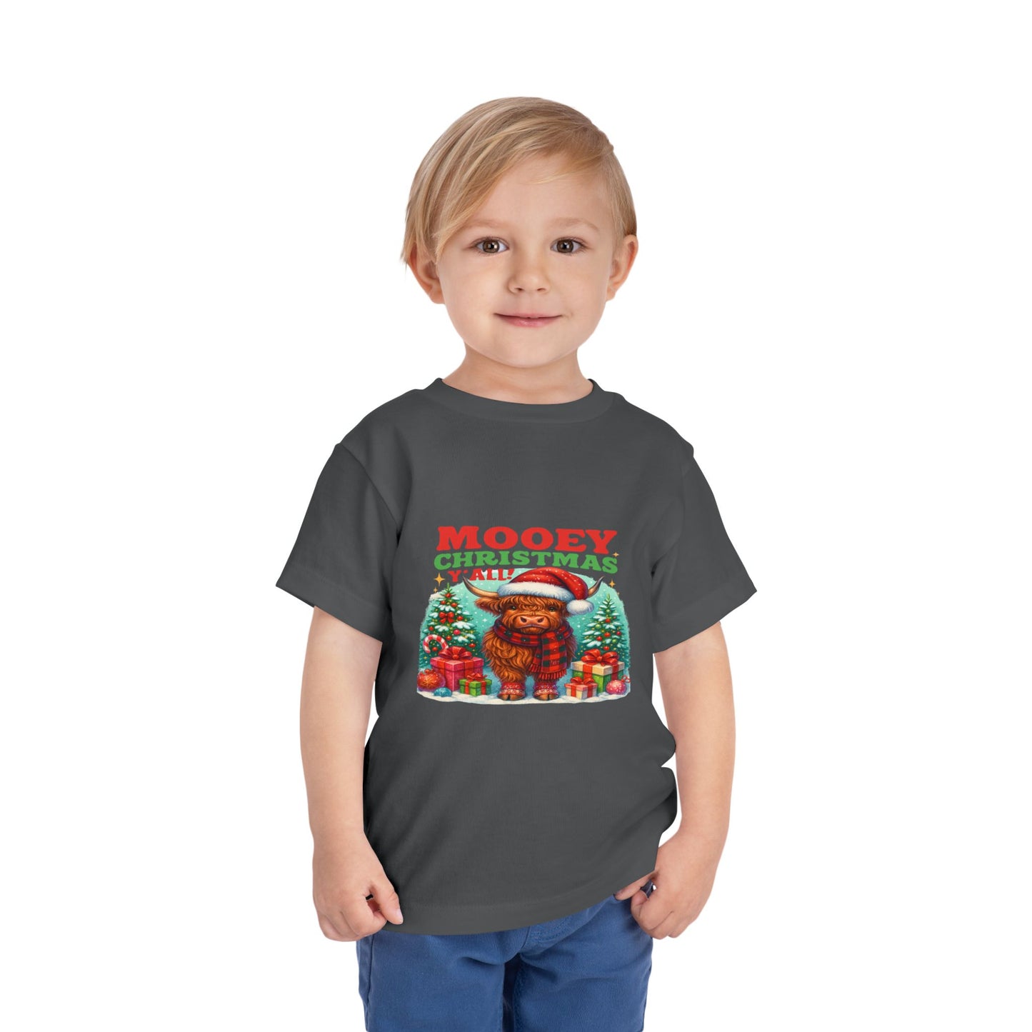 Mooey Christmas Y'all! Toddler Tee