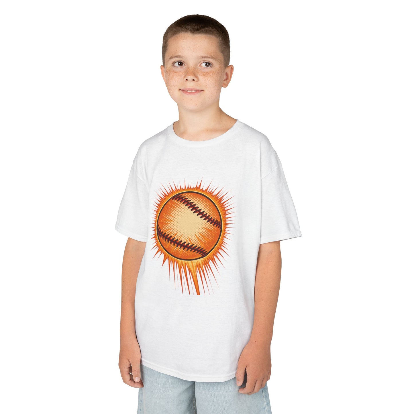Kids Baseball Graphic Tee, Youth Sports Shirt, Summer Outdoor Top, Gift for Little Athletes, Baseball Lover Apparel
